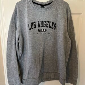 Grey 'Los Angeles USA' Crewneck Sweatshirt